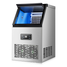 Full-automatic small-scale milk tea shop bar desktop bucket water cube ice machine ice cube making machine